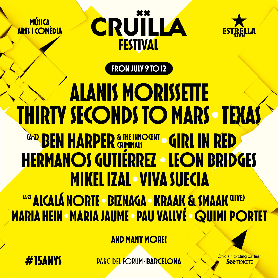 Cruila Festival Barcelona 2023 Poster