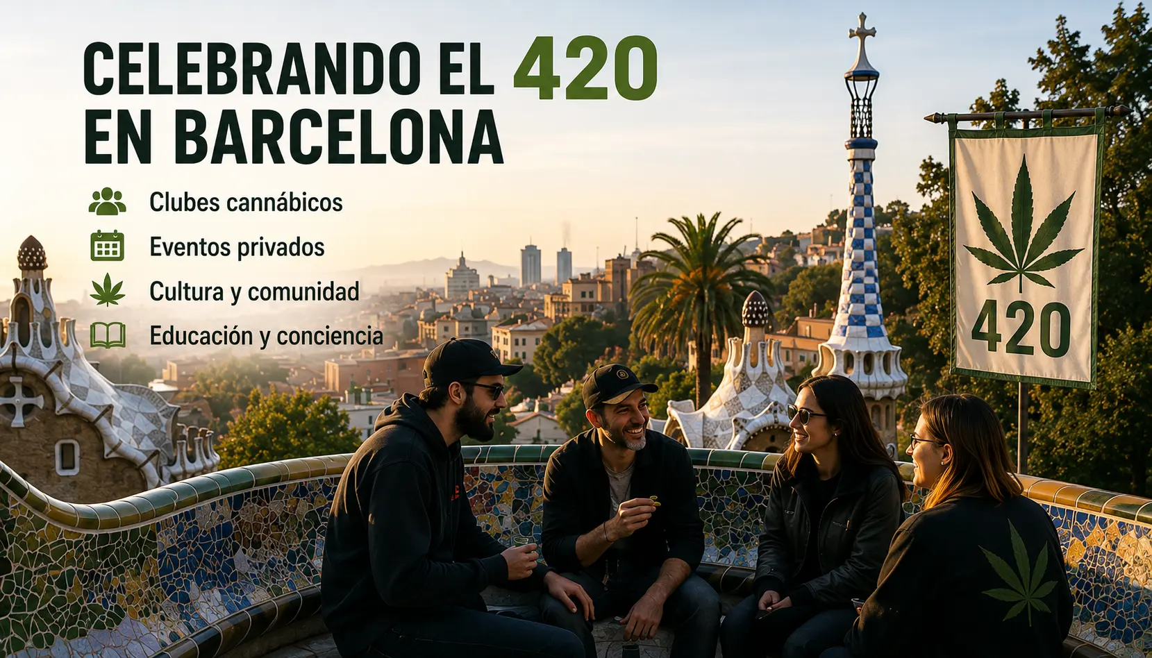 Celebración del 420 en Barcelona y cultura cannábica