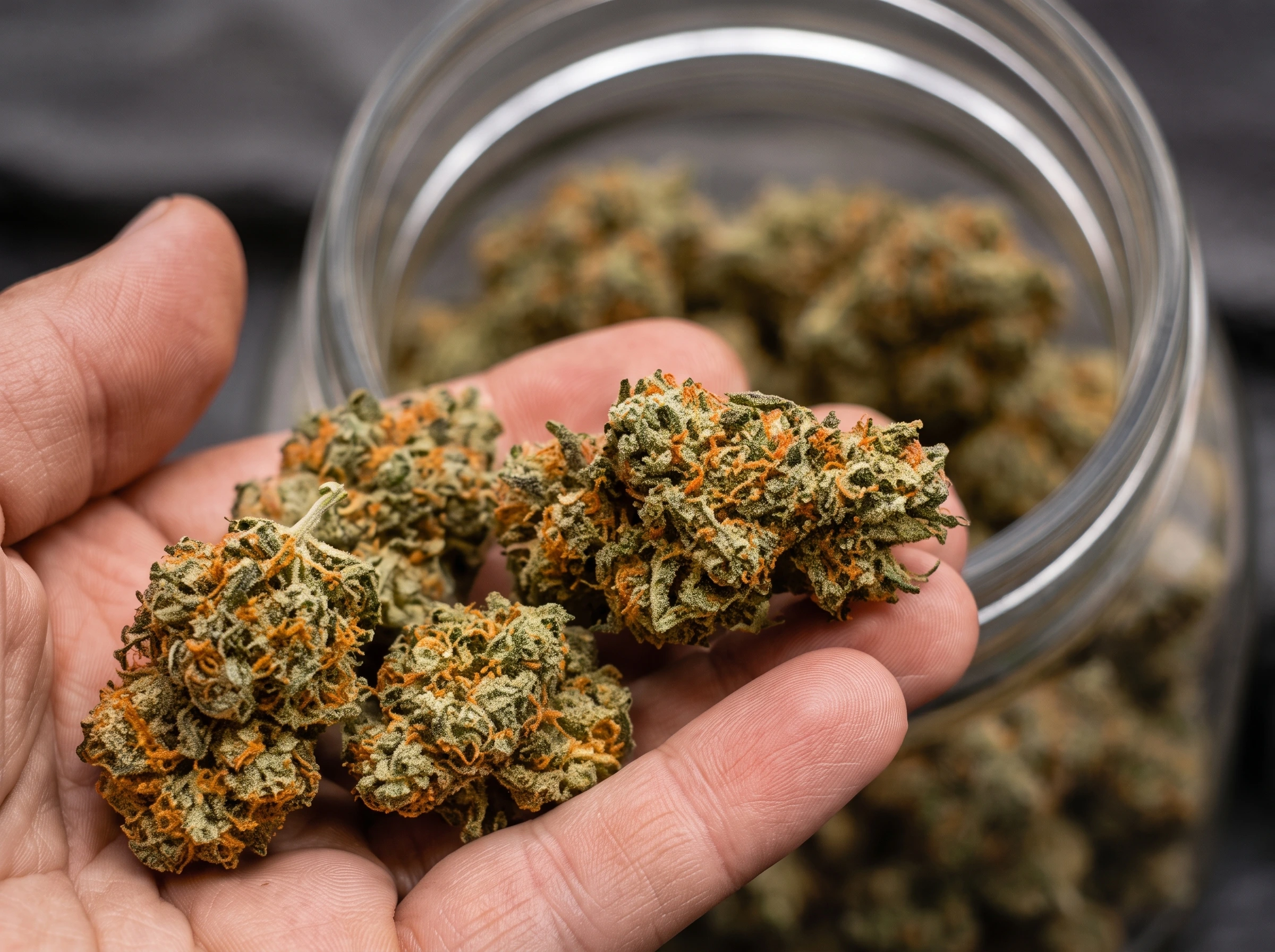 Cannabis flower available for registered members inside a private cannabis club